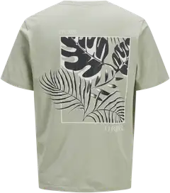 JJ Rebel miesten t-paita selkäprintti JREBBLOOM - desert sage - 2