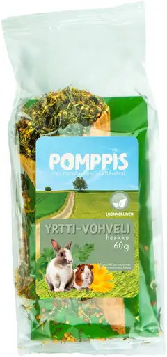 Pomppis jyrsijän yrtti-vohvelituutti 60g - 2