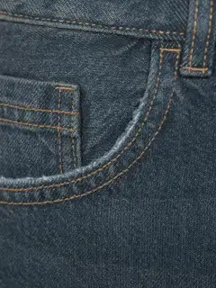 WKLY. miesten farkkushortsit 202W152606 - D.blue denim washed - 5