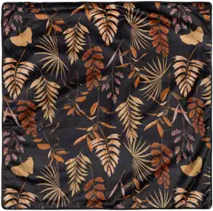 House sisustustyynynpäällinen Autumn Velvet 50x50 cm okra/ruskea/musta - 1