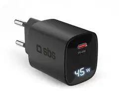 SBS seinälaturi Gan Usb-C + LCD 45 W - 1
