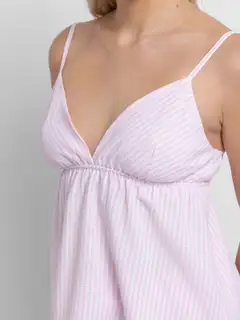 Dorina naisten camisole Diana FXCA0030 - WHITE / PINK PRINT - 5