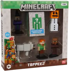 Minecraft hahmo 3D 6 cm 6 kpl deluxe - 3