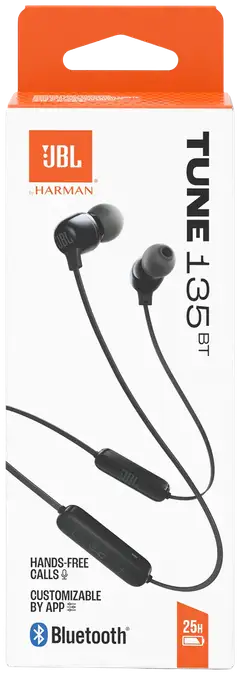 JBL Bluetooth nappikuulokkeet Tune 135BT musta - 10