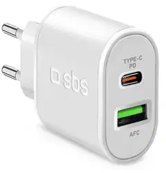 SBS matkalaturi Usb-C + Usb-A 20 W - 1