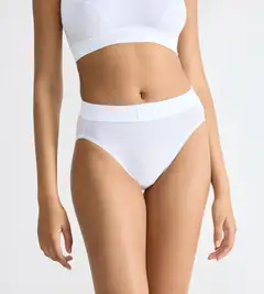 Sloggi naisten Double Comfort T H Tai - 0003-WHITE - 4