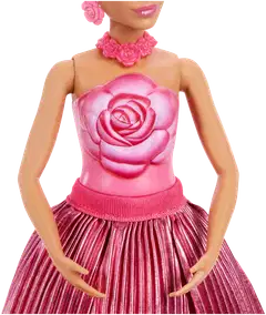 Barbie Flower Surprise Doll punainen - 4