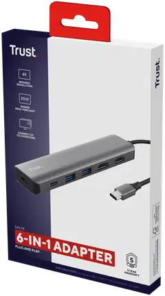 Trust Dalyx 6 in 1 HDMI adapteri - 5