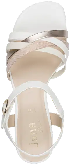 Jana shoes sandaali, leveä lesti - WHT/ROSE COMB - 4