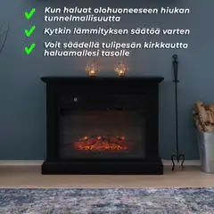 Lykke sähkötakka 2000 W M musta - 4