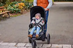 Hauck vaunujen istuinpehmuste vaaleanharmaa - 13