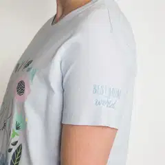 Muumi naisten t-paita Taimi Best Mum 591508 - Vaaleansininen - 3