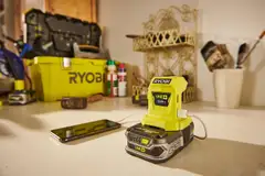 Ryobi 18V USB-adapteri ONE+ akkuun R18USB-0 - 4