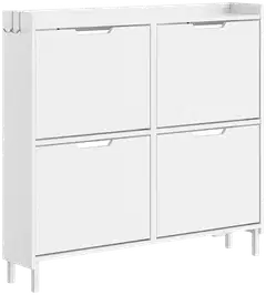 SoBuy kenkäkaappi valkoinen FSR100-E-W - 3