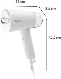 Tefal Origin Travel taittuva vaatehöyrystin harmaa DT1020E1 - 7