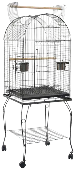 Trekker lintuhäkki 51x51x139 cm musta - 1