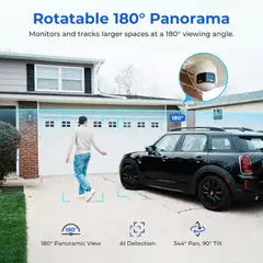 Imilab EC6 Panorama 3.5K WiFi -valvontakamera ulkokäyttöön CMSXJ115A - 12