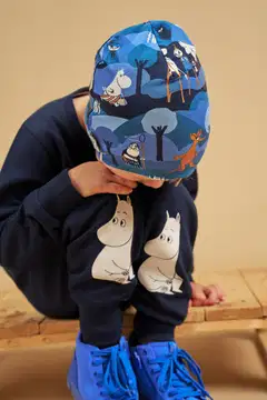 Muumi lasten trikoopipo Seikkailu 592565 - Sininen - 2