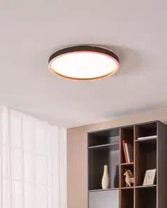 EGLO Plafondi connect.z Montemorelos-z led 34,5W Ø57cm musta/valkoinen, kristalliefekti - 9