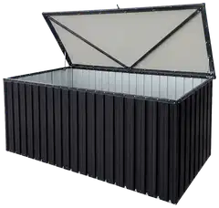 Fornorth säilytyslaatikko ulos 183x88x94cm 1303l, musta - 3