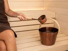 Saunia saunasanko 5 L , konjakinvärinen - 2