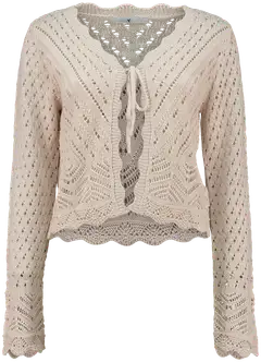 Hailys naisten neuletakki Fi44ora - BEIGE - 1