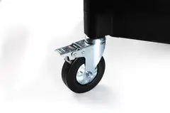 Maxshine 702312 Premium Detailing-kärry – raskaan sarjan 3-tasoinen työkalukärry 4” lukittavilla pyörillä, pullotelineillä, kiillotinkannattimilla ja säädettävillä hyllyillä - 2