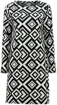 Zabaione naisten mekko Lu44ca - D2608 black - 1