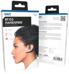 Wave BT125 Bluetooth handsfree, Musta - 5