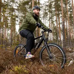 Swoop sähkömaastopyörä MTB 26" 7-vaihdetta musta - 10
