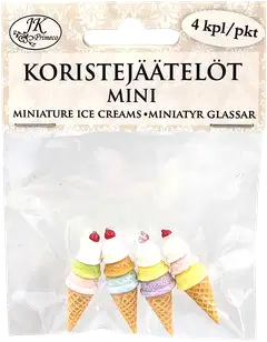 J.K. Primeco koristejäätelöt mini 4kpl - 1