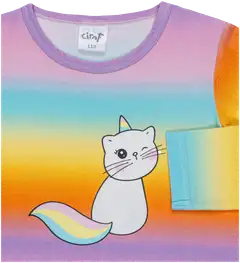 Ciraf lasten trikootunika catnicorn 25tc260243 - Rainbow aop - 3