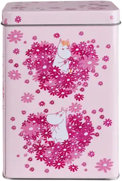 Martinex Muumi Kukkasydän kahvipurkki - 2