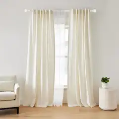 Ihanin verhotanko Matilda mattavalkoinen 160-310cm 25/28mm - 3