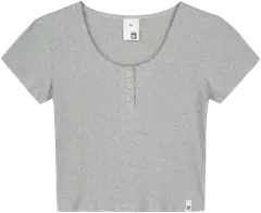 WKLY. naisten toppi 212W042638 - Grey melange - 1
