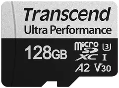 Transcend muistikortti 340S 128GB U3 microSDXC R160 W90 MB/s - 1