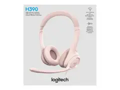 Logitech PC kuuloke H390 USB  - ruusu - 3