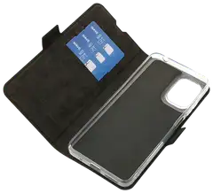 Wave Book Case, Motorola Moto G05, Musta - 4