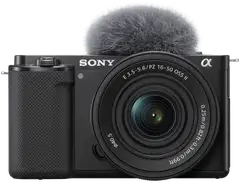 Sony ZV-E10 järjestelmäkamera, 16-50mm power zoom objektiivilla - 1