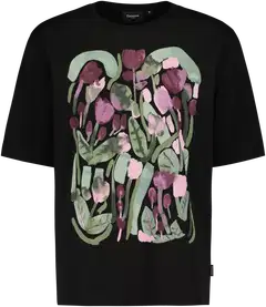 Finlayson naisten t-paita Kumpula - black - 1