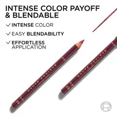 L'Oréal Paris Haute Couleur Silmänrajauskynä 130 Bleu Suede 1,2 g - Bordeaux Cashmere - 4