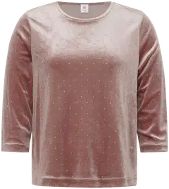 House lasten kimaltava velourtoppi - Pink 6 - 1