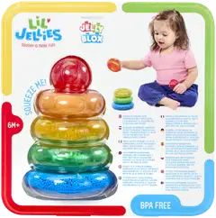 Jelly Blox Lil' Jellies Jelly Stacker -vauvalelu - 9