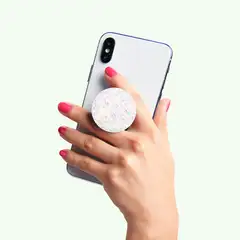 Popsockets puhelinpidike popgrip iridescent confetti white - 8