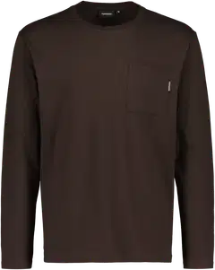 Reino&Aino miesten pyjama - BROWN - 2