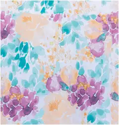 House suihkuverho Watercolor 180x200 cm, violetti/ vihreä/ beige/ valkoinen - 3