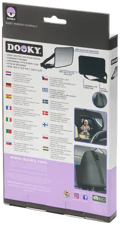 Dooky takaistuimen turvapeili 18,5 x 13,5 cm - 4