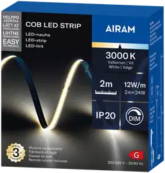 Airam COB LED Strip Led-nauha 24V IP20 830 2m - 3