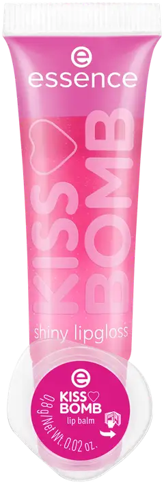 essence KISS BOMB shiny lipgloss & lip balm 01 Strawberry Sweetie 10.8 ml - 1