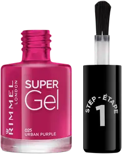 Rimmel 12ml Super Gel Nail Polish 025 Urban Purple kynsilakka - 2